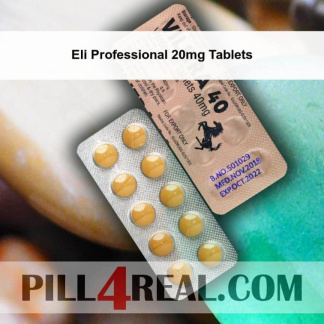 Eli Professional 20mg Tablets 757
