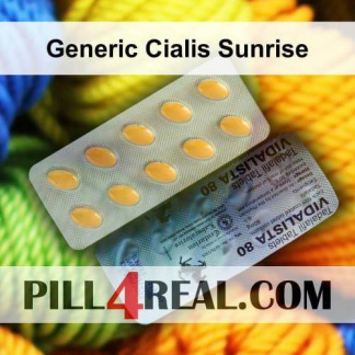 Generic Cialis Sunrise 165