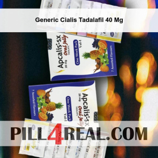 Generic Cialis Tadalafil 40 Mg 843