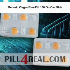 Generic Viagra Blue Pill 100 On One Side 058