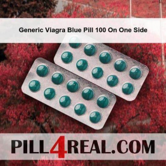 Generic Viagra Blue Pill 100 On One Side 123