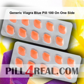 Generic Viagra Blue Pill 100 On One Side 247