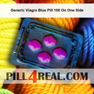 Generic Viagra Blue Pill 100 On One Side 486