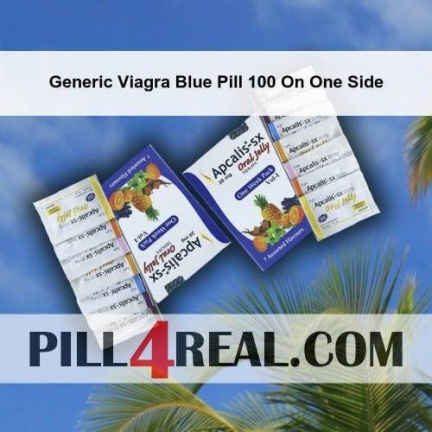 Generic Viagra Blue Pill 100 On One Side 603