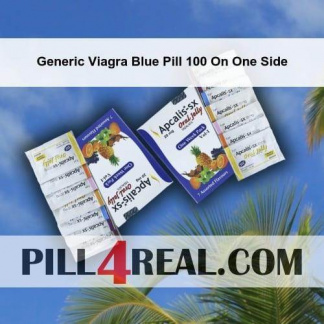 Generic Viagra Blue Pill 100 On One Side 603
