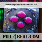 Generic Viagra Blue Pill 100 On One Side 764