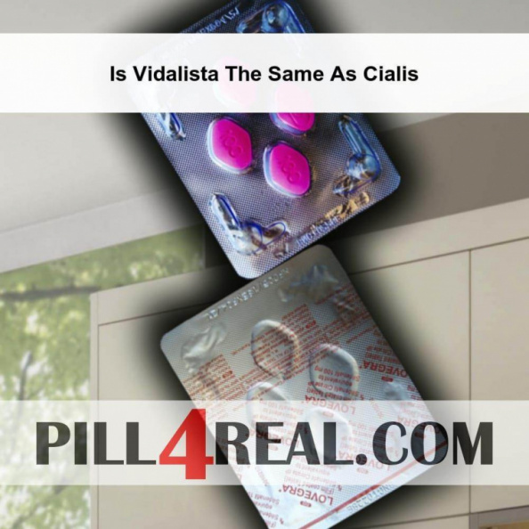 Is Vidalista The Same As Cialis 163