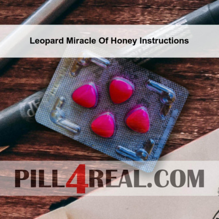 Leopard Miracle Of Honey Instructions 331