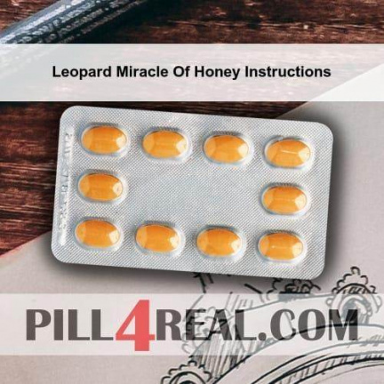 Leopard Miracle Of Honey Instructions 403