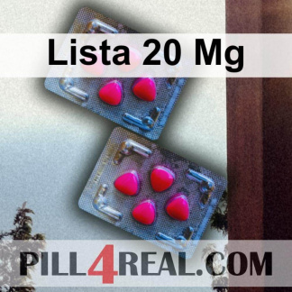 Lista 20 Mg 166