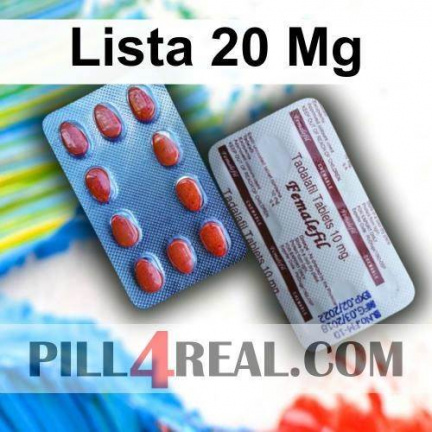 Lista 20 Mg 302