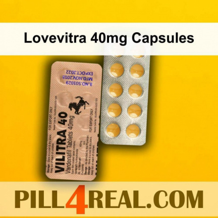 Lovevitra 40mg Capsules 262