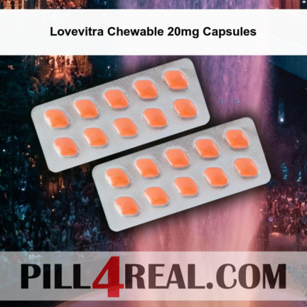 Lovevitra Chewable 20mg Capsules 098