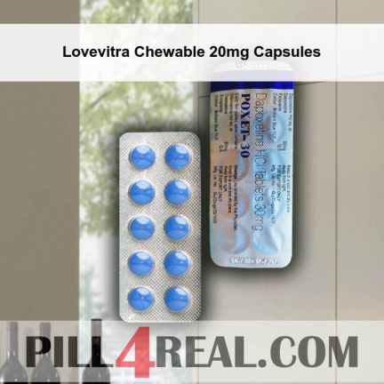 Lovevitra Chewable 20mg Capsules 745