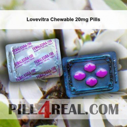Lovevitra Chewable 20mg Pills 085