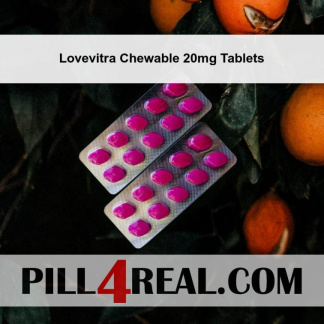 Lovevitra Chewable 20mg Tablets 157