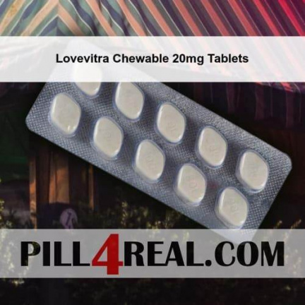 Lovevitra Chewable 20mg Tablets 298