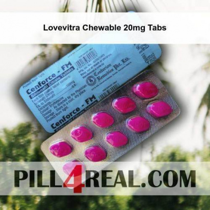 Lovevitra Chewable 20mg Tabs 080