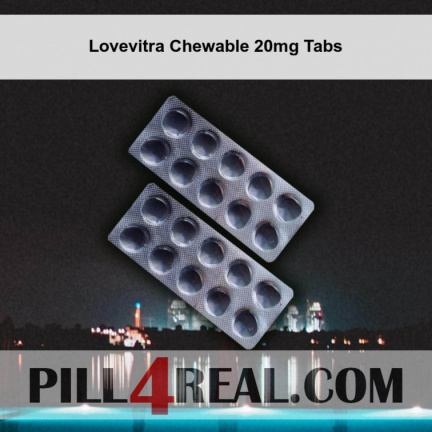 Lovevitra Chewable 20mg Tabs 352