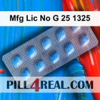 Mfg Lic No G 25 1325 318