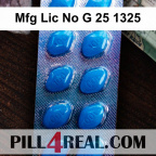 Mfg Lic No G 25 1325 498