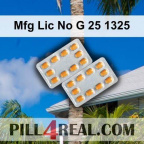 Mfg Lic No G 25 1325 588