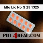 Mfg Lic No G 25 1325 803