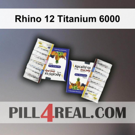 Rhino 12 Titanium 6000 555