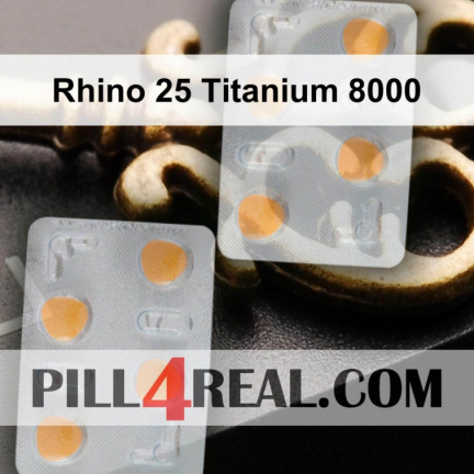 Rhino 25 Titanium 8000 836