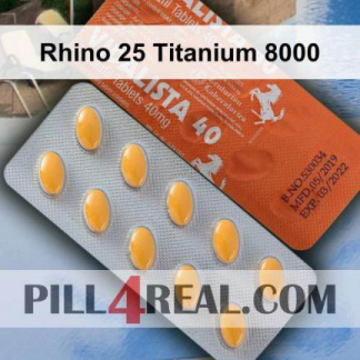 Rhino 25 Titanium 8000 913