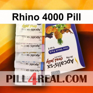 Rhino 4000 Pill 080